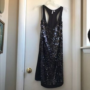 Sequin Racerback Tank Dress